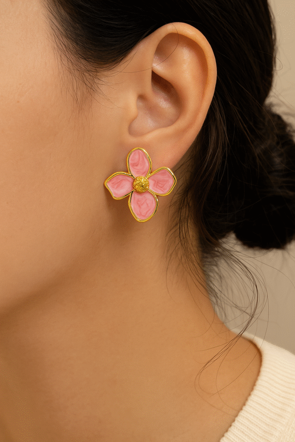 Topos Aretes Flor de Encanto