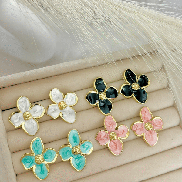 Topos Aretes Flor de Encanto - Image 6