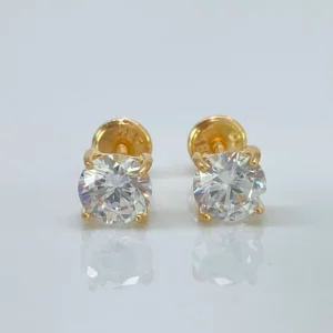Topos Aretes Chispa Diamante 3mm